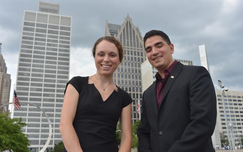 Betsy Palazzola and Brian Garcia